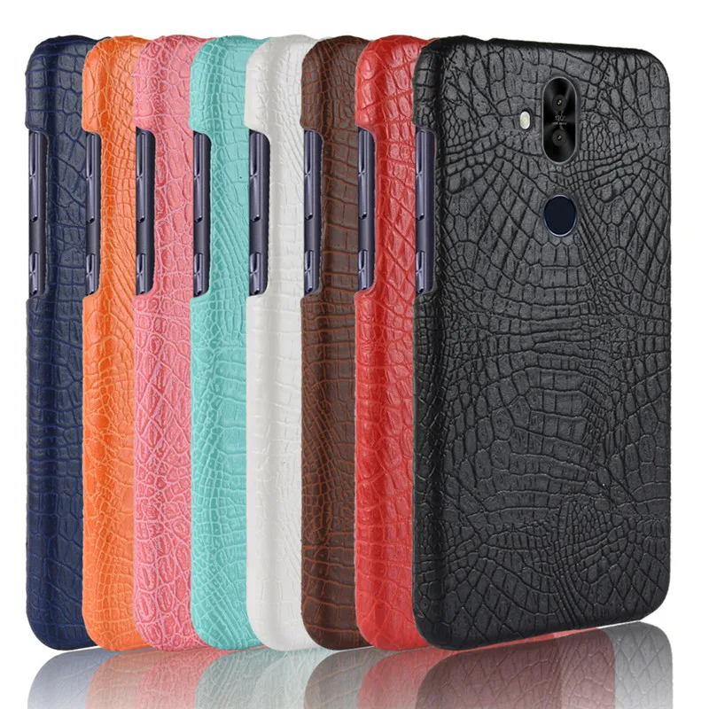 Чехол для Asus Zenfone 5 lite ZC600KL Жесткий из ТПУ и искусственной кожи ZC600 KL ZC 600KL чехол