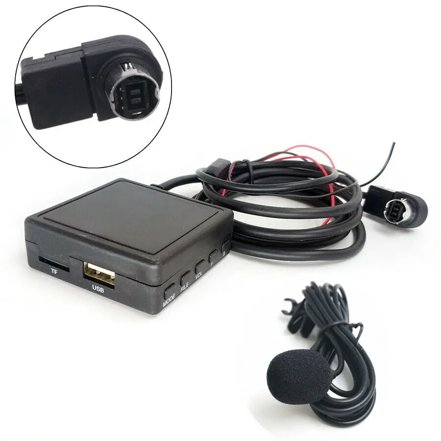 Новый Bluetooth AUX USB кабель адаптер Аудио Микрофон для Alpine Ai NET JVC KS U58 PD100