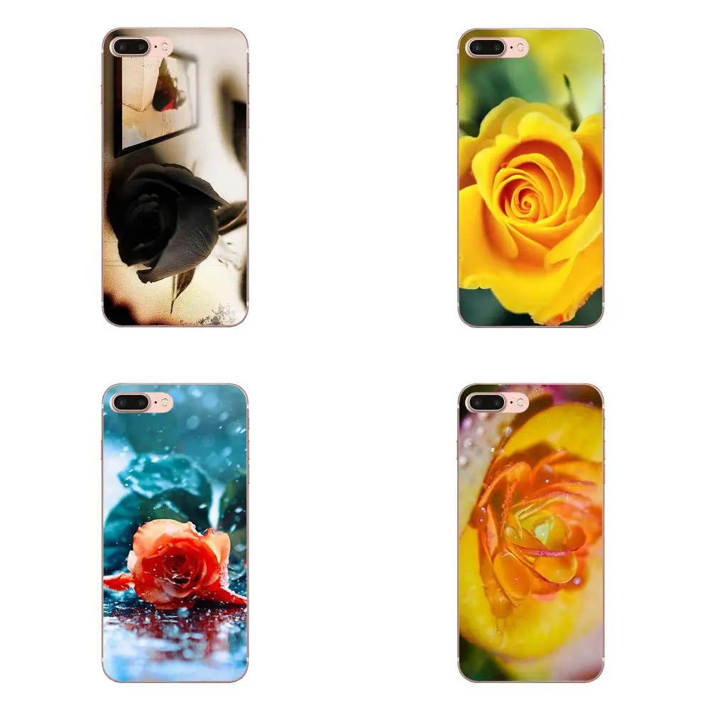 Bixedx роза на винтажной странице мягкий кремнезем для Apple iPhone 4 4S 5 5C 5S SE 6 6S 7 8 Plus X |