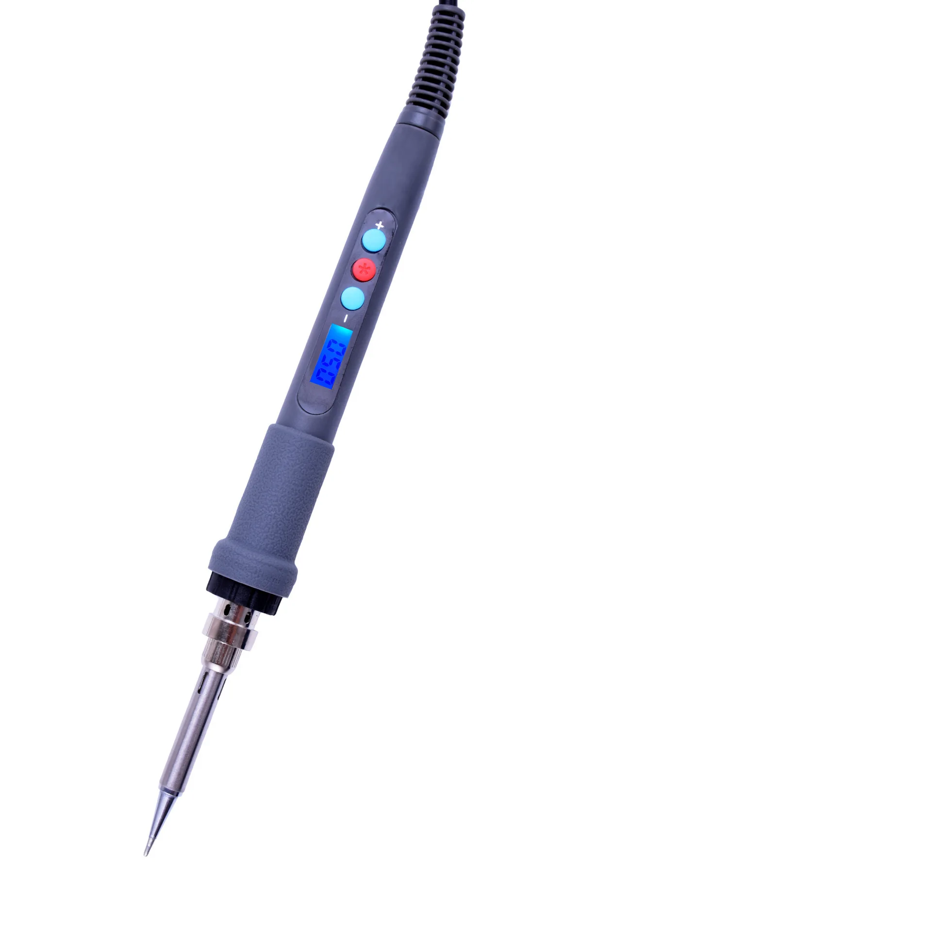 

LED Digital Display Electric Iron Constant Temperature Adjustable Soldering Iron KIT Digital Two-in-One 90W Europe Compasses Tin