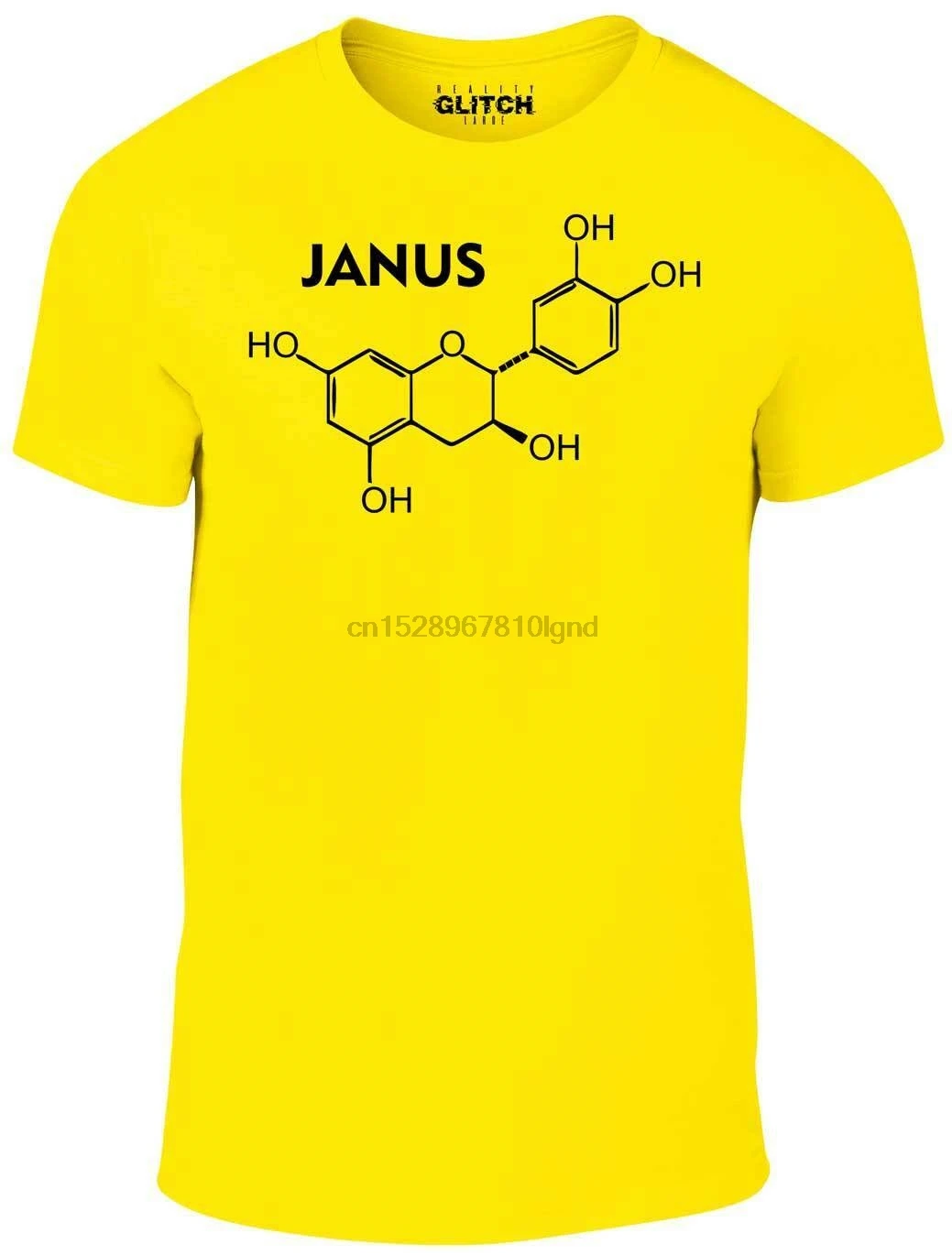 Забавная футболка с изображением молекул Janus Ретро ТВ утопия модная серия наука |