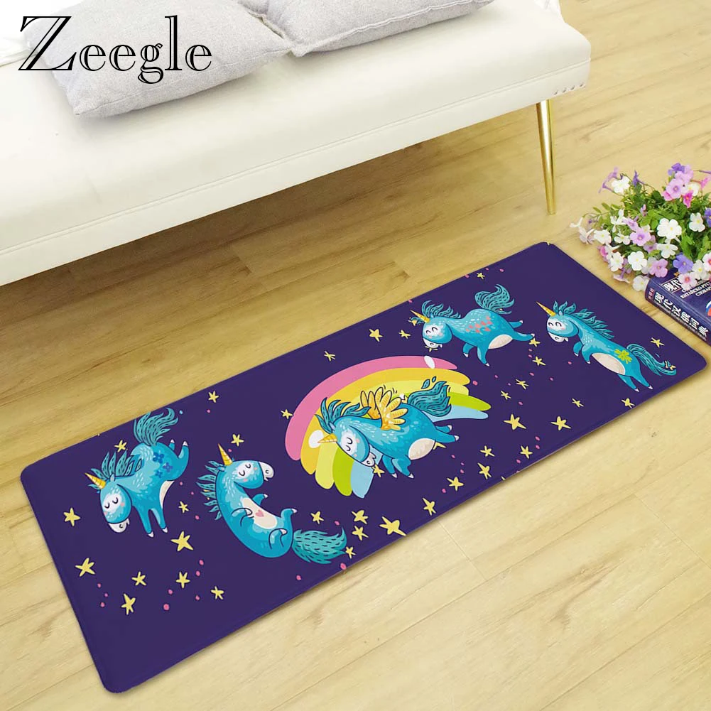 Zeegle коврик для гостиной нескользящий коврик для ванной комнаты мягкий коврик для прихожей моющийся дверной коврик кухонный абсорбирующий коврик для помещений