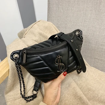 

2020 Louis Brand Women's Waist Packs Brief Girls Sling Chest Bag Zipper Belt Bag for Women Ladies Fanny Bags Travel Waist Bags