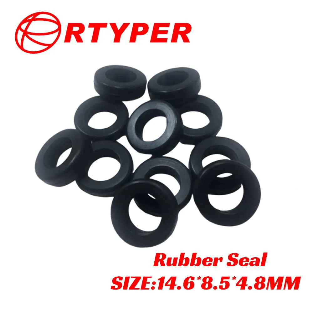100 PCS Fuel Injector Rubber Seals Repair Kit 22029 Size 14.6*8.5*4.5mm