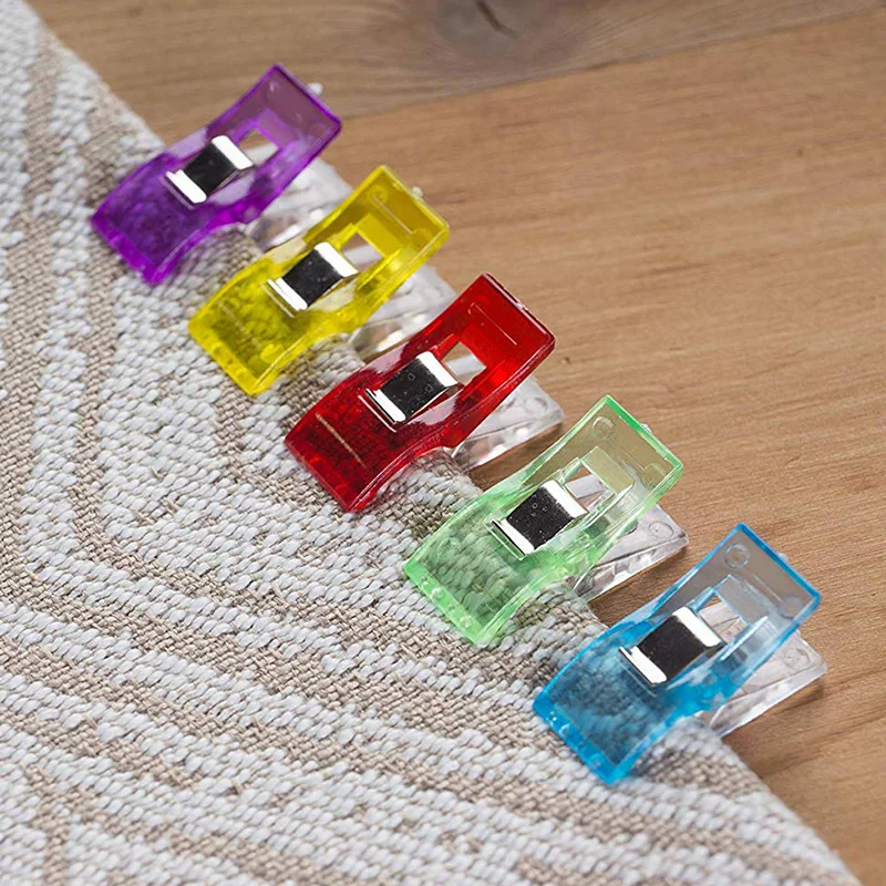 Зажимы для шитья-200-Pack разноцветные зажимы для стёганого одеяла, зажимы для скрепления для удержания и организации ткани, проекты для рукоделия, вязание крючком и K