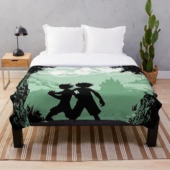 

Hunter x Hunter Throw Blanket Soft Sherpa Blanket Bed Sheet Single Knee Blanket Office Nap Blanket
