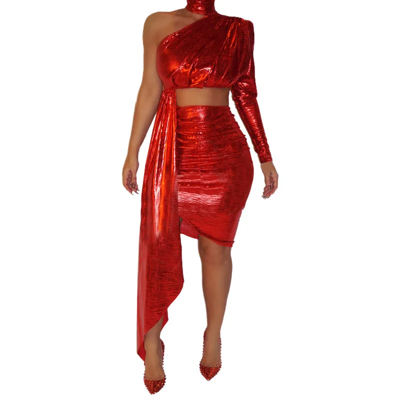 YOZIHYAL женский костюм из двух предметов сексуальное с бретелей через шею одно платье с открытыми плечами платье укороченный топ и короткое