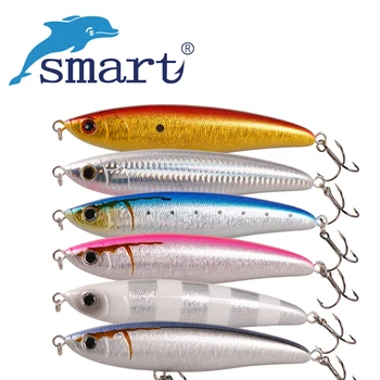 

Smart Pencil Fishing Lure 14cm 68.8g Sinking Hard Pencil Bait Wobblers Artificial Bait Hard Lure Balancer for Saltwater Fishing
