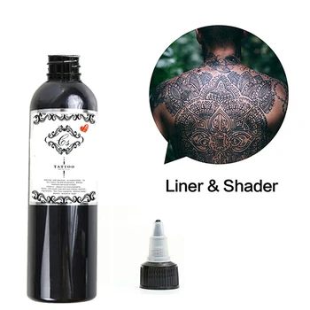 

Black Tattoo Ink Permanent Pigment Body Art Paint Tattoo Supply 4oz Tinta