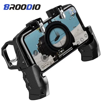 

PUBG Moible Gamepad Free Fire L1 R1 Triggers PUGB Mobile Game Pad Grip L1R1 Joystick Controller for iPhone Android Phone