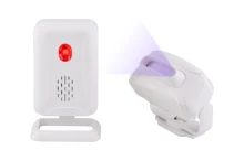 

Infrared + Microwave Sensor 11 Ringtones Receiver Free Combination Home Security Driveway Detect Car Shop Customer Come Remind
