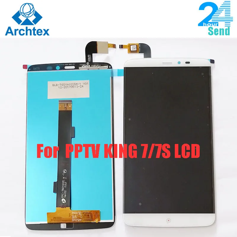 Koop Voor Originele Pptv Koning 7 7S Lcd scherm + Touch Screen Digitizer Montage 6.0 Inch 2560X1440 P Pptv Koning PP6000 Lcd Scherm Gereedschappen