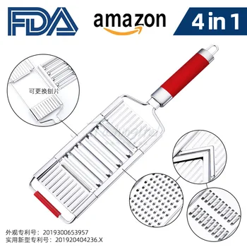 

Stainless Steel Multipurpose Planer Cheese Planing Vegetables Shred Slicing Vegetables Section Organ