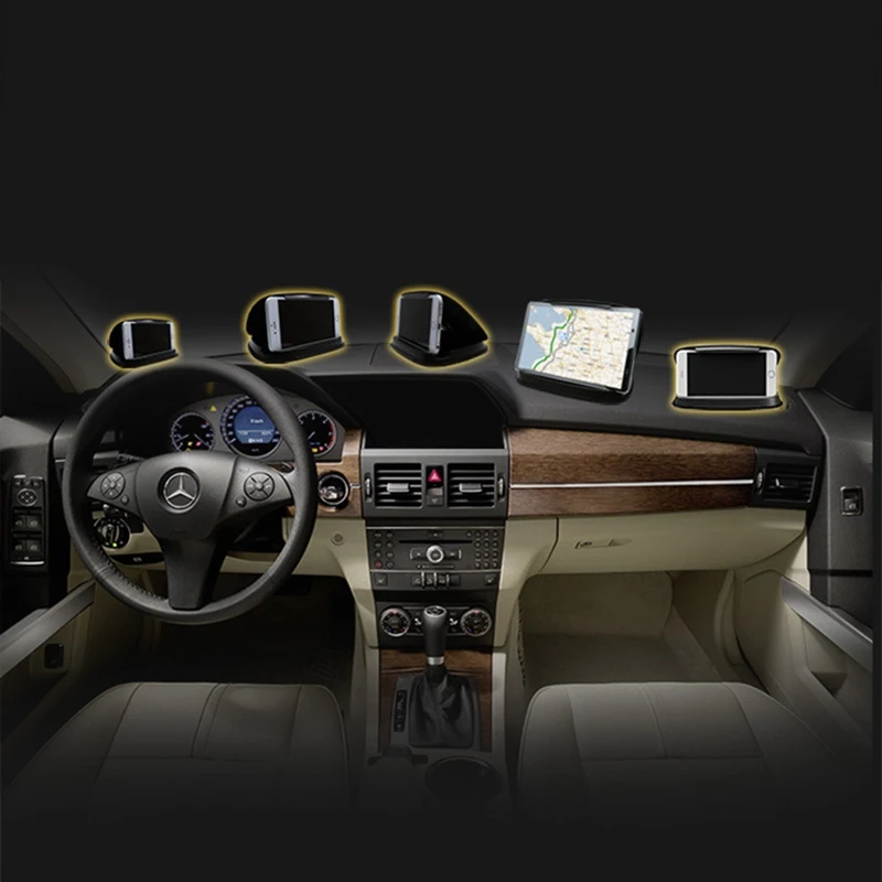 Universal Non-slip Silicone Bracket Dashboard Car Phone Holder For Phone Adjustable Mount Holder In Car Mobile Phone Stand