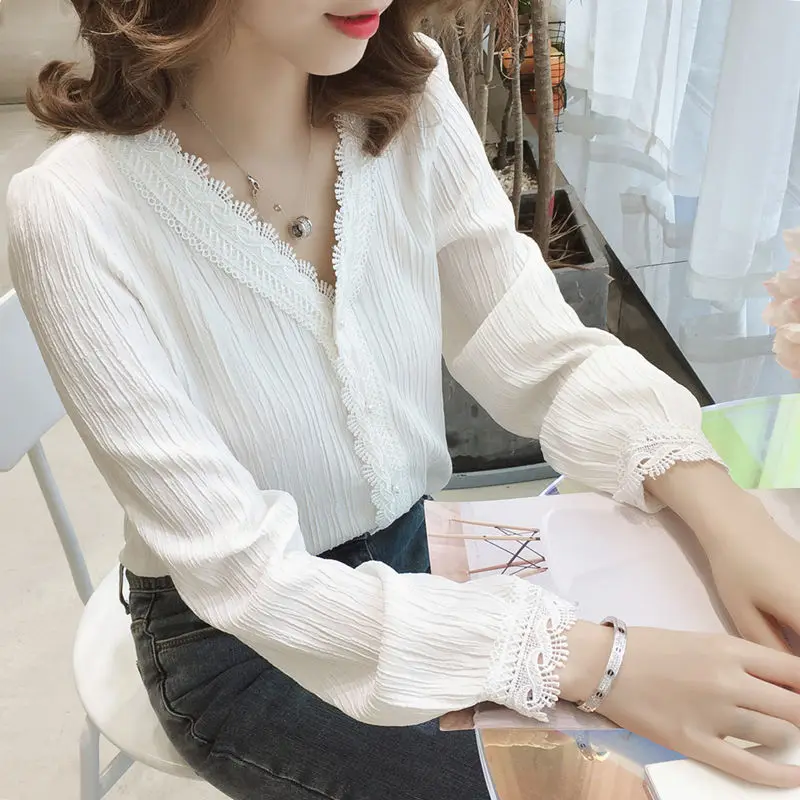 Heydress 2020 сплошные кружевные лоскутные плиссированные элегантные женские рубашки