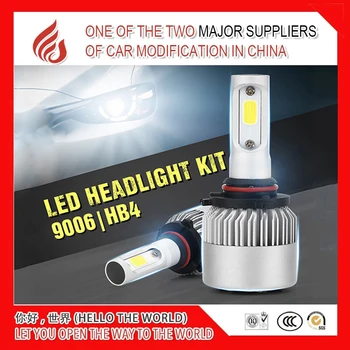 

2 pieces LED 9006/HB4 H10 Auto S2 Car Headlight Bulbs Car Styling 6000K led light
