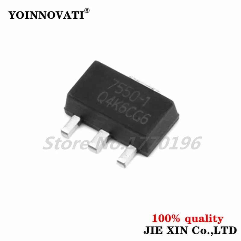 100 шт./лот HT7550-1 HT7550 7550 SOT89 IC лучшее качество. | Электронные компоненты и
