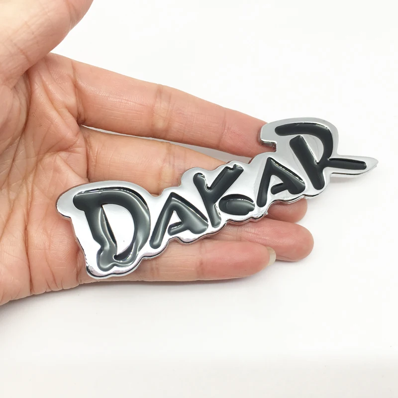 2 Автомобильный Стайлинг, 1 шт., 3D Алюминиевый логотип DAKAR, эмблема, значок, наклейки для внедорожника, пикап, 4X4, автомобильные аксессуары для мотоцикла и автомобиля - Название цвета: 2
