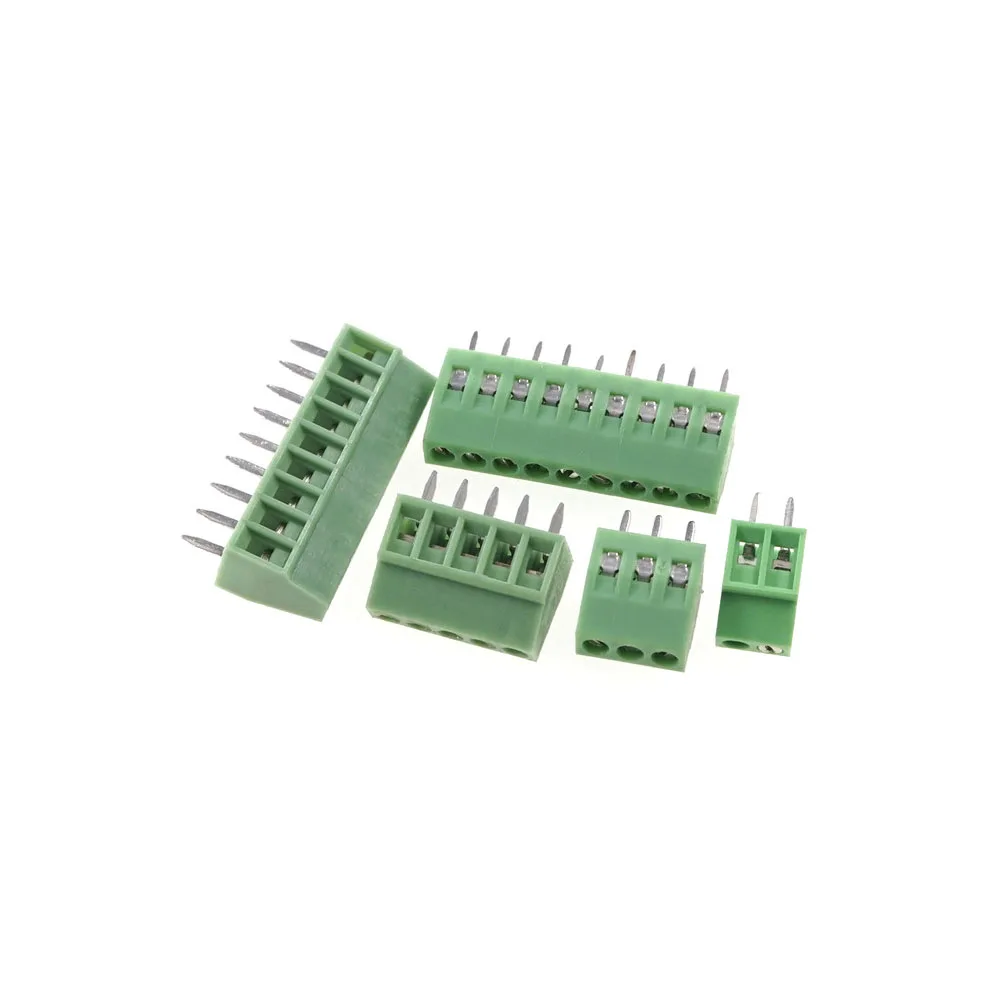 50 pcs Universal 2.54 mm Pitch 2 Pin 3 4 5 6 7 8 9 10 12 poles PCB Screw Terminal Block Connector straight through holes board|4 pin connector pcb|pcb connector 4 pin4 pin pcb connector - AliExpress