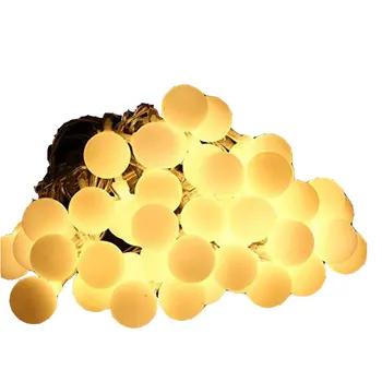 

Fairy String Light Garden 40LED Fairy String Outdoor Fairy Light 6M Romantic Wedding Yard Round Ball Battery Box Xmas Decor