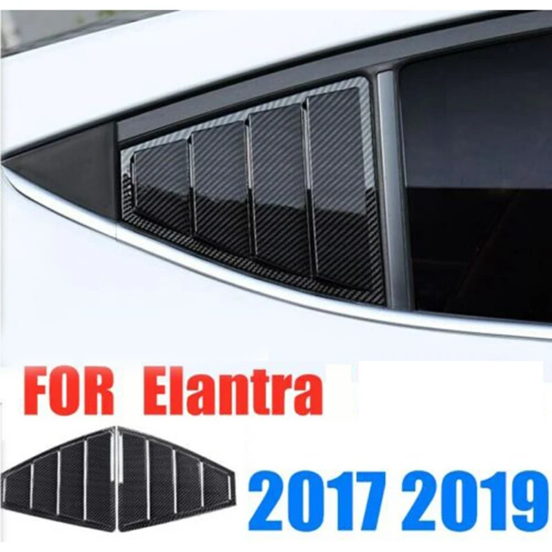1 пара солнцезащитный козырек из углеродного волокна для Hyundai Elantra 2017 2019| |