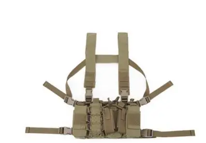 WYNEX Sac Poitrine Homme Tactique Chest Rig Sacoche de Poitrine Militaire Pochette Pectorale Tactique pour Talkie Walkie Téléphone | Avec Bretelle Réglable