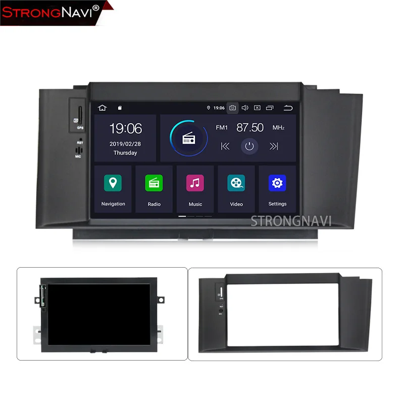 7 дюймов Android 9,0 Автомобиль Радио DVD gps навигации мультимедийный плеер для Citroen C4 C4L DS4 2011- Поддержка Wi-Fi резервного копирования Камера