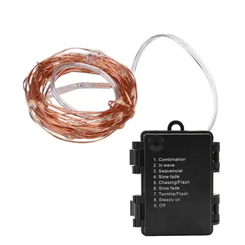 

New Waterproof Fairy Light Christmas Lights Outdoor Luces Led Decoracion Copper Wire String Light For Wedding Garland Party