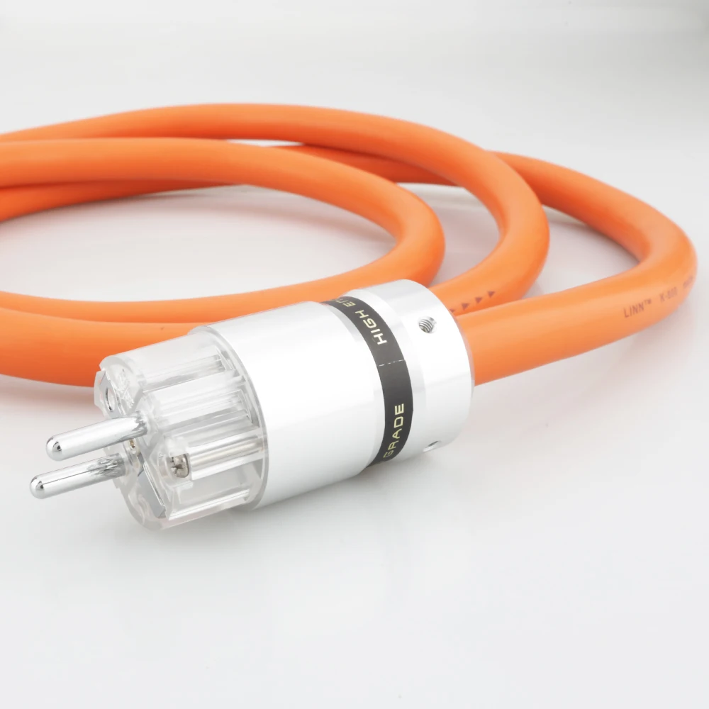 Audiocrast HI-End P113 5N OFC Pure Copper European standard Power Connector EU Schuko Power Cord HIFI