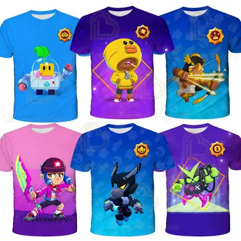 

Shooter Game Men's Wear Brawling Game Print Clothes Stars 3D Funny T-shirts Kids Summer Clothing Tees Tshirts Anime Streetwear