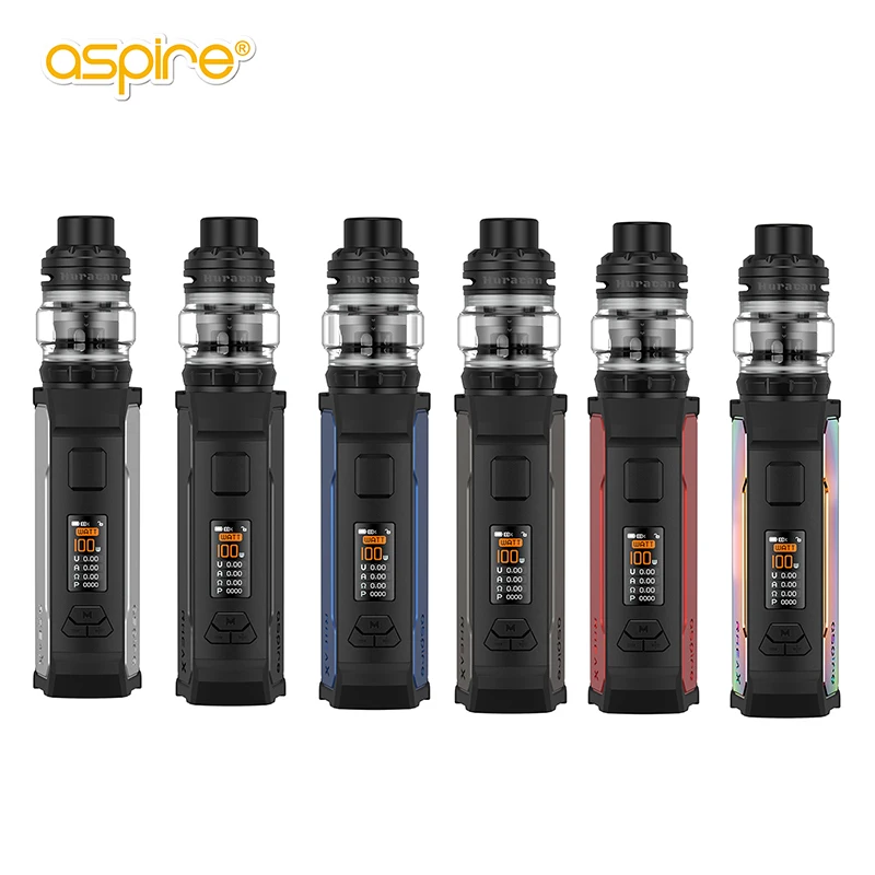 

OriginalVape Electronic Cigarette Aspire Rhea X Kit Vaper Mod 100W External 18650 Battery 6/4ml Capacity E-cigarette Smoke E-cig