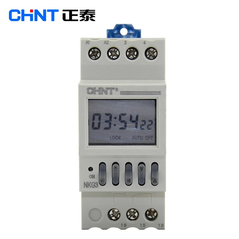 

CHNT NKG3 microordenador programable Digital Astro Time Switch relй temporizador Latitud Longitud carril calle controlado