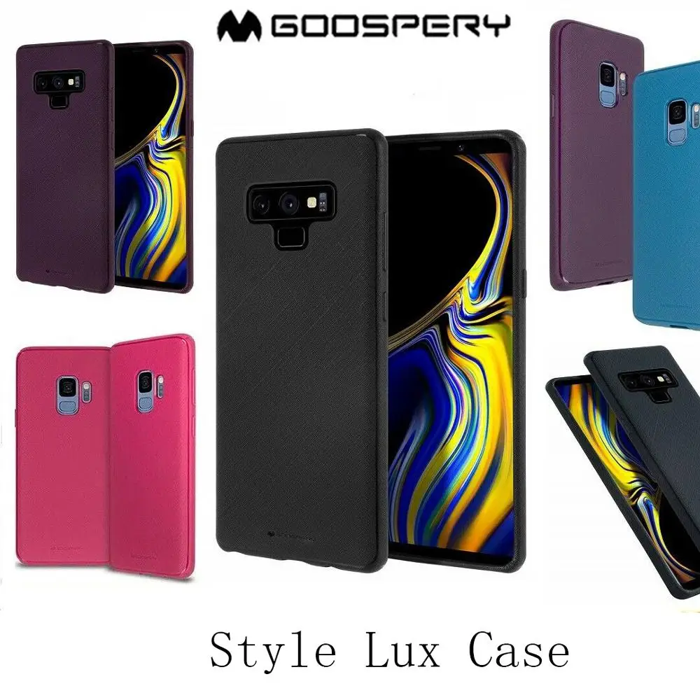 

Original GOOSPERY Style Lux Flexible Rubber Slim fit TPU Case Cover for Samsung Galaxy Note 8 9 10 Note 10 plus