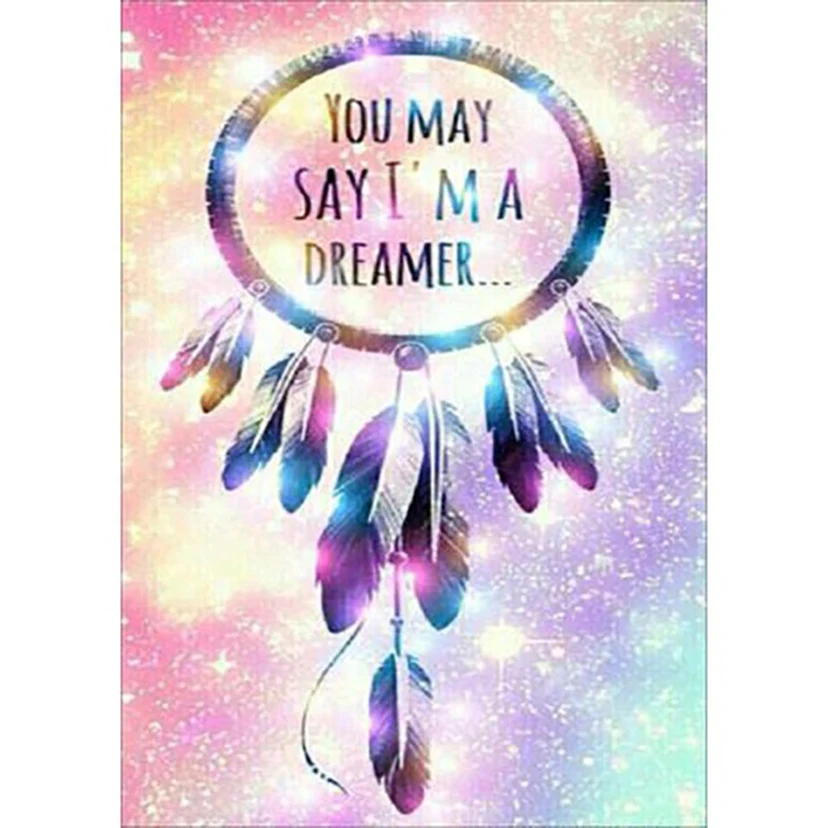 DIY-Diamond-Painting-Embroidery-Dream-Catcher-Cross-Stitch-Mosaic-Wonderful-Souvenir-wall-painting