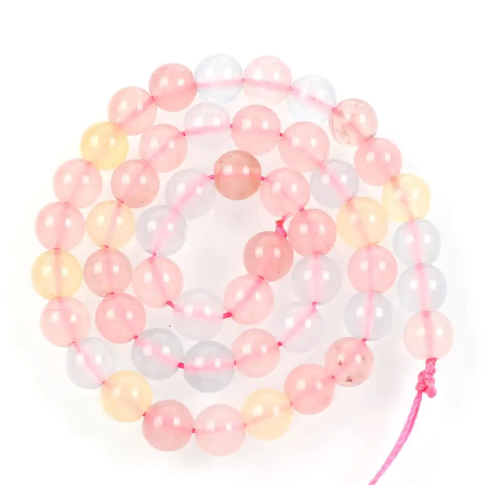 Niziky 500 Piezas De Cuentas Redondas De Perlas De 6 Mm Para Manualidades, Sin Agujero, Cuentas Sueltas Blancas/rosas - Relleno Para Jarrones, Bodas, Fiestas De Cumpleaños, Decoración Del Hogar