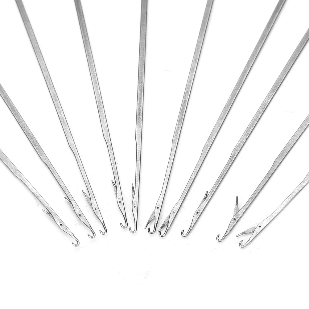 

10Pcs Latch Needles Crochet Hook Knitting Tools 8cm Bearded Hooked Needles Hand Crafts Tools Supplies DIY Accessories