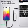 Micro USB Charging Cable with LED Lighting Cell Phones & Accessories