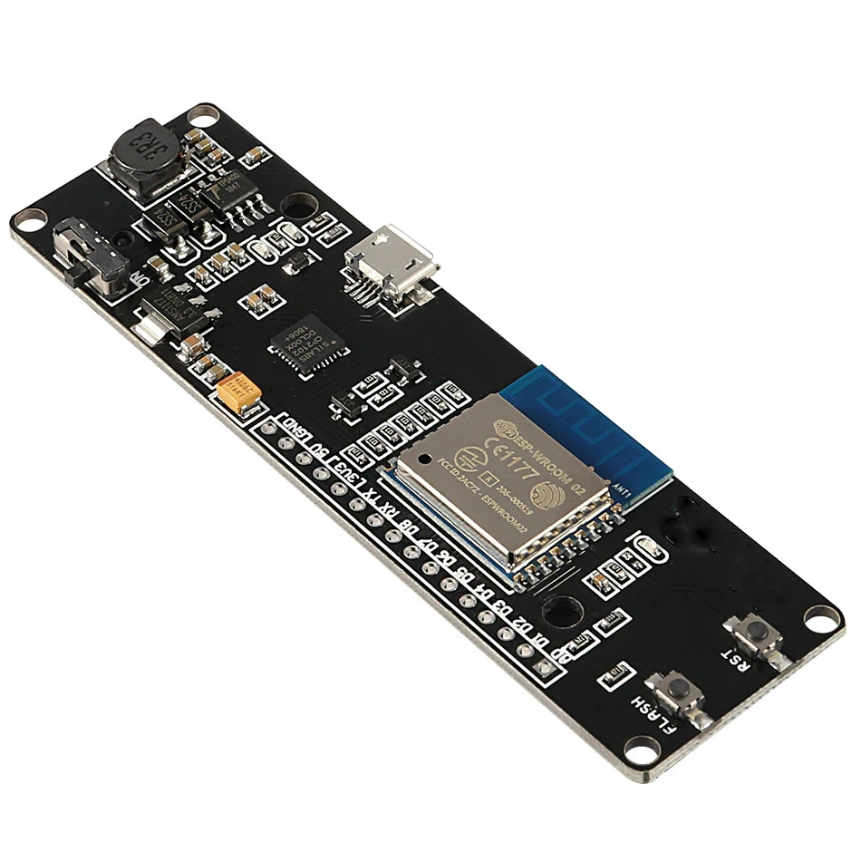Для Wemos D1 Mini WiFi модуль ESP WROOM 02 материнская плата Встроенная ESP8266 с 18650 слотом