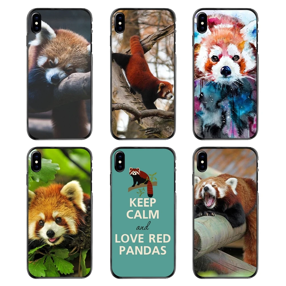 Hard Phone Skin Case Cover Red pandas Art Print Poster For LG G6 L90 V20 Nexus 5X 6P K10 Moto E E2 E3 G G2 G3 G4 G5 PLUS X2 Play |