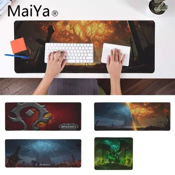 

MaiYa Battle of Azeroth Rubber Mouse gamer Mousepad Big promotion Free Shipping Large gaming Mouse Pad Keyboards Mat for lol