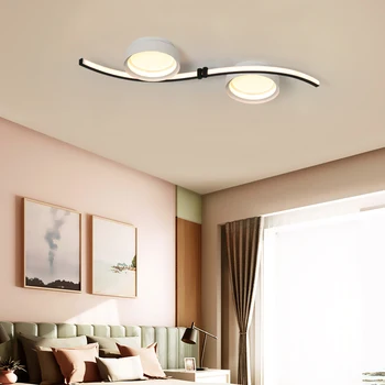 

Modern minimalist strip LED ceiling light Nordic bedroom ceiling lamps living room decoration ceiling lamp interior lighting
