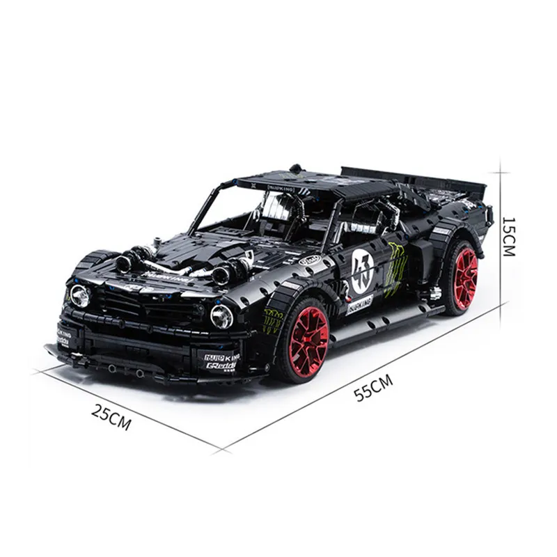 13108 приложение RC Technic автомобиль Ford Mustang Hoonicorn с мотором, совместимым MOC-22970 23009 строительные блоки кирпичи развивающие игрушки