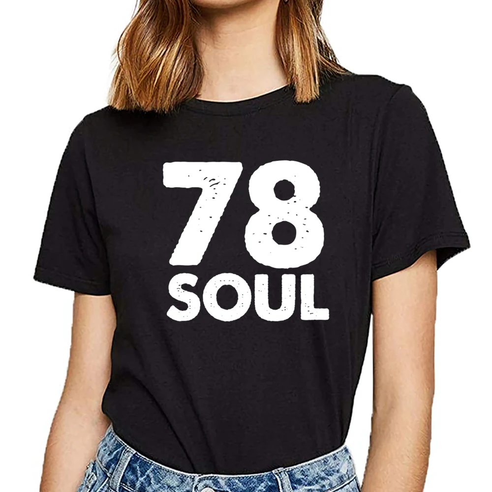 Женская футболка на 40-й день рождения 78 soul летняя женская в стиле Харадзюку заказ