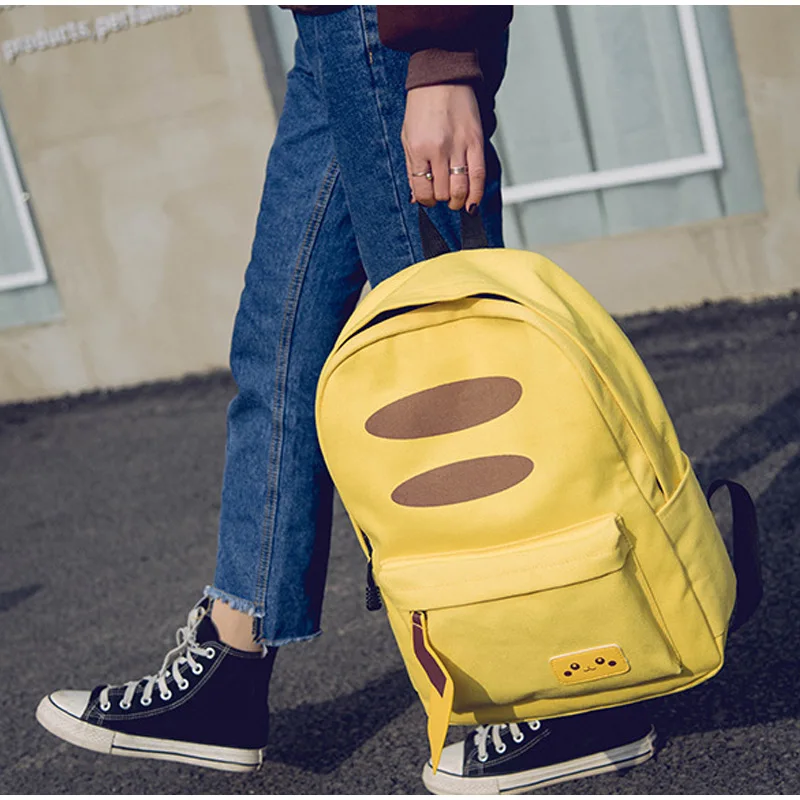 Аниме kawaii мультфильм рюкзак для женщин и мужчин сумка для бега милые дорожные рюкзаки холщовые школьные сумки для девочек мальчиков подростков mochila