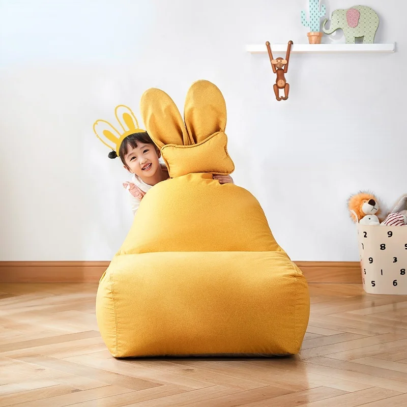 

Detachable Lazy Children Single Sofa Cute Cartoon Baby Bunny Creative Small Sofa