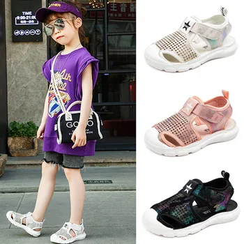 

Beach Sandals for Baby Girls Mesh Breathable in Summer Kids Sandals Soft Sole for Baby Boys Toddler Sneakers Trainer Plus Size