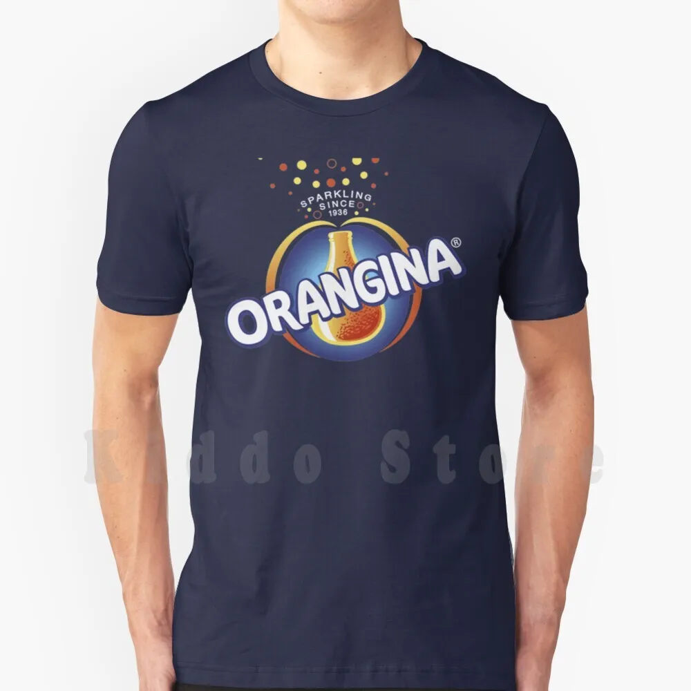 T-Shirt Orpollicion Stampa Per Uomo Cotone New Cool Tee Ormal Orange Soda Cola Coca Cola Drink Bevanda Gassata Uk Sainsburys