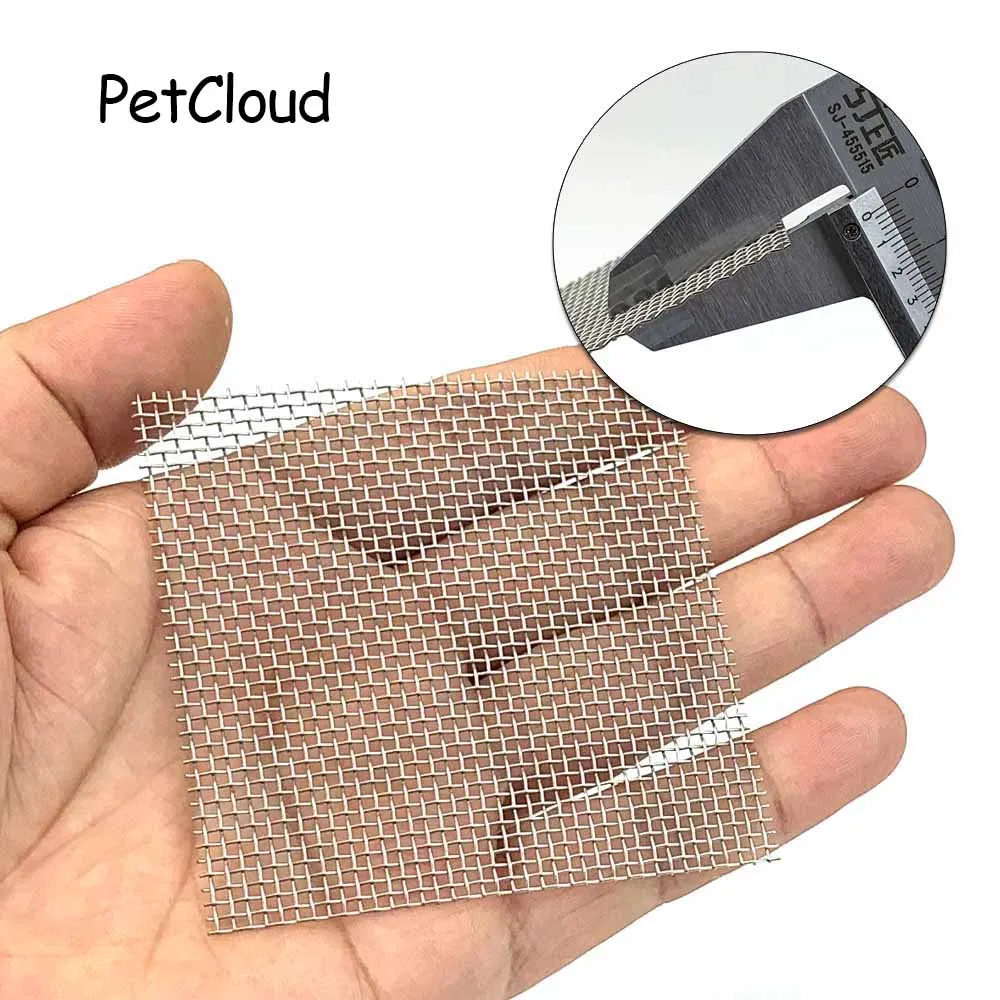 DIY Aquarium Decoration Net For Aquarium Plant Live Stainless Steel Wire Mesh Water Grass Plants Fixed Net Fish Tank Accessories