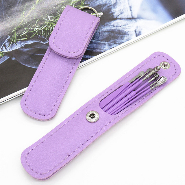 Ear Wax Pickers Stainless Steel Earpick Wax Remover piercing kit earwax Curette Spoon Care Ear Clean Toolear cleaner