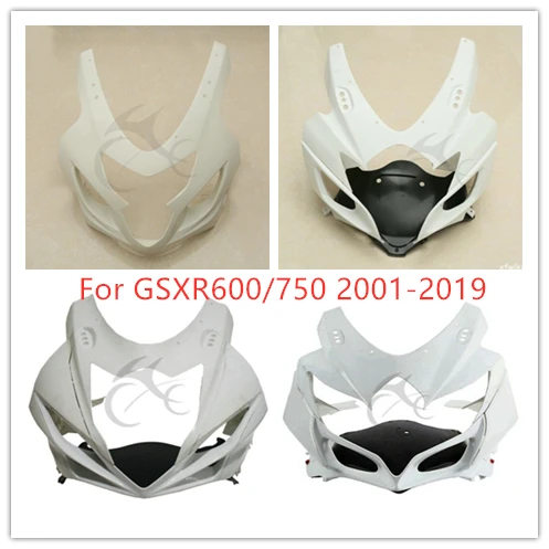 

Motorcycle Unpainted Upper Front Fairing Cowl Nose For SUZUKI GSXR 600 GSXR 750 2001-2019 2018